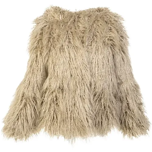 Faux Fur Jacket , female, Sizes: S, XL, M, L - Fortini - Modalova