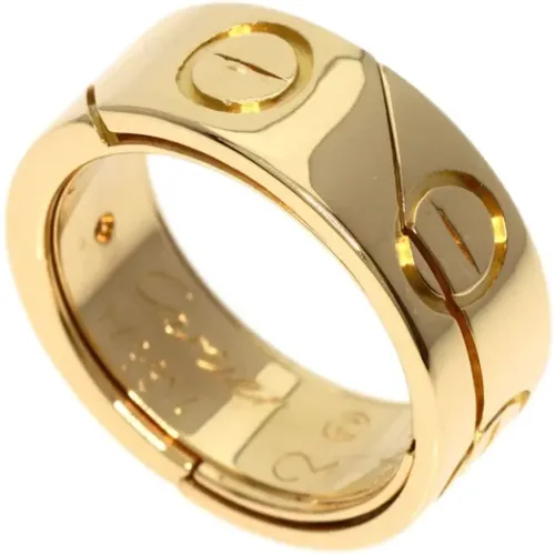 Pre-owned Jewellery, female, , Size: ONE SIZE Pre-owned Gold rings - Cartier Vintage - Modalova