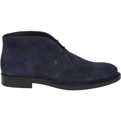 Laced Ankle Boots , male, Sizes: 10 UK, 9 UK, 8 UK, 8 1/2 UK, 6 1/2 UK, 7 UK, 7 1/2 UK, 6 UK - TOD'S - Modalova