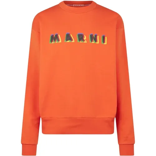 Versatile Men`s Sweatshirt , male, Sizes: M, L - Marni - Modalova