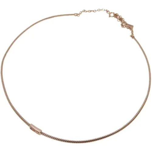 Pre-owned Jewellery, female, , Size: ONE SIZE Pre-owned Metal necklaces - Fendi Vintage - Modalova