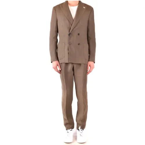 Double Breasted Suit Set , male, Sizes: XL, L - Lardini - Modalova