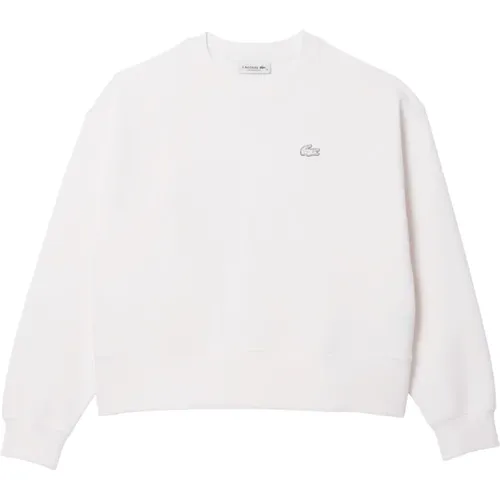 Sweatshirts, female, , Size: M Sweatshirt with Chic Back Print - Lacoste - Modalova
