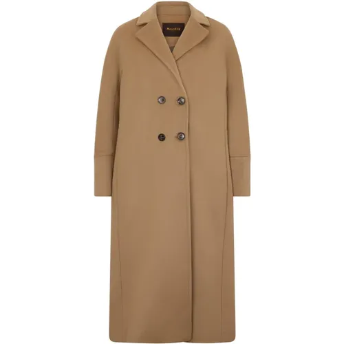 Double-Breasted Coats, female, , Size: L Ravenna Coat - Moorer - Modalova