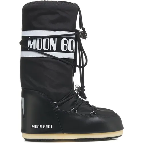 Schwarze Damen Stiefeletten , Damen, Größe: 39 EU - moon boot - Modalova