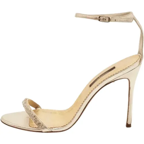 Pre-owned Leder sandals - Carolina Herrera Pre-owned - Modalova