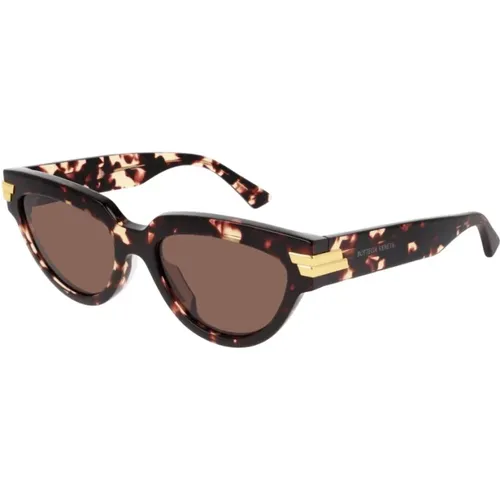 Stylish Sunglasses with Italian Craftsmanship , female, Sizes: 55 MM - Bottega Veneta - Modalova