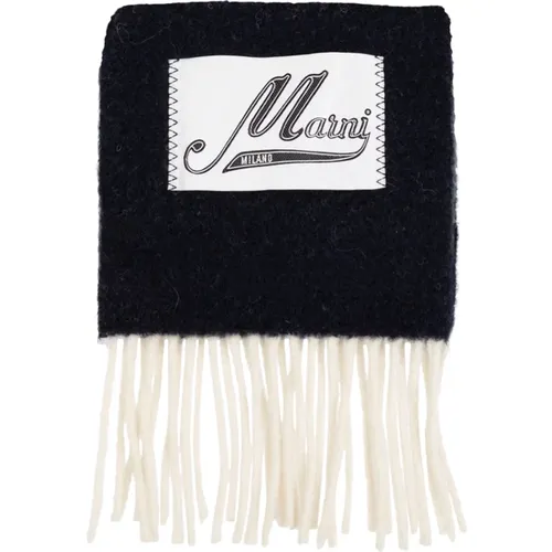 Schal mit Logo Marni - Marni - Modalova
