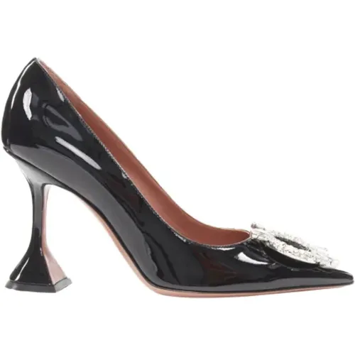 Pre-owned Pumps, female, , Size: 7 US Pre-owned Leather heels - Amina Muaddi Pre-owned - Modalova