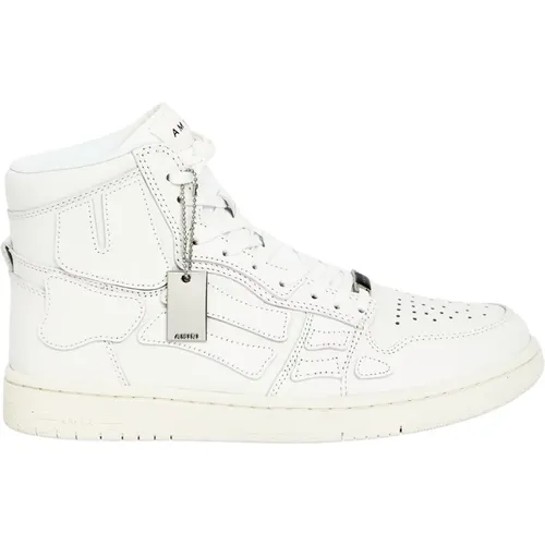 Leather Skel-Top Hi Sneakers , male, Sizes: 6 UK - Amiri - Modalova