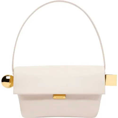 Ivory Leder Schultertasche - Jacquemus - Modalova