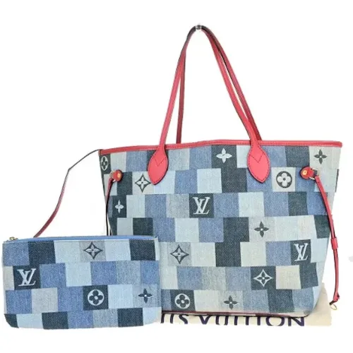 Pre-owned Tote Bags, female, , Size: ONE SIZE Pre-owned Denim louis-vuitton-bags - Louis Vuitton Vintage - Modalova