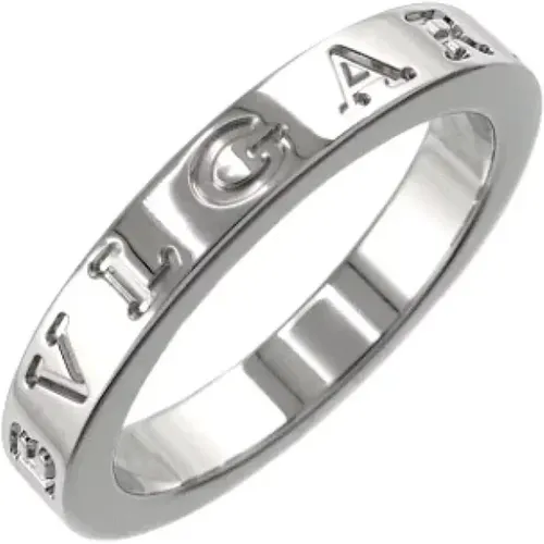 Pre-owned Jewellery, unisex, , Size: ONE SIZE Pre-owned Platinum rings - Bvlgari Vintage - Modalova