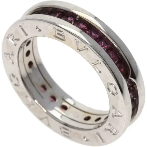 Pre-owned Jewellery, female, , Size: ONE SIZE Pre-owned White Gold rings - Bvlgari Vintage - Modalova