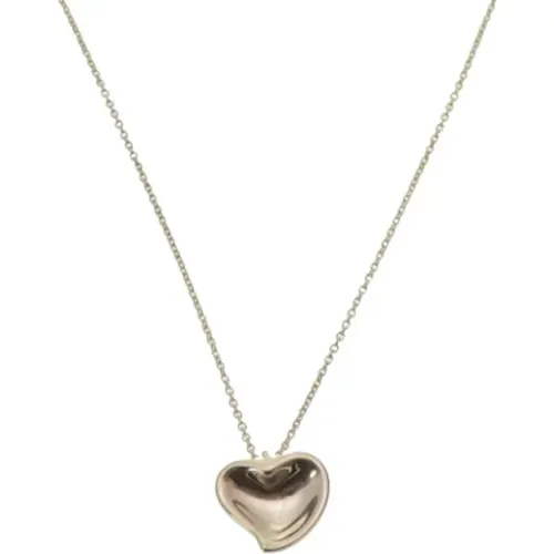 Pre-owned Jewellery, female, , Size: ONE SIZE Pre-owned Silver necklaces - Tiffany & Co. Pre-owned - Modalova