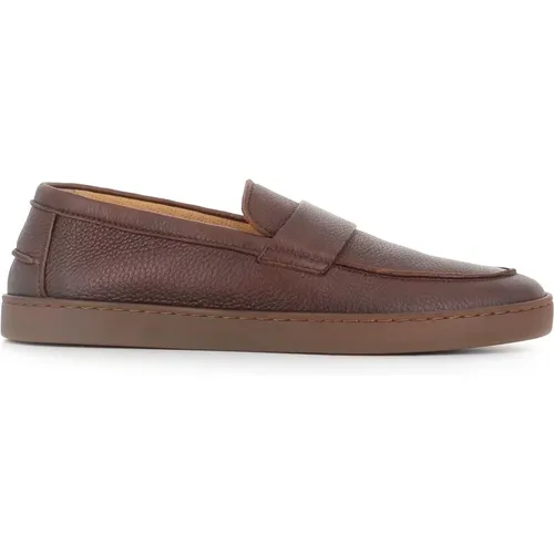 Loafers, male, , Size: 8 US Slip-On Leather Shoes - Henderson - Modalova