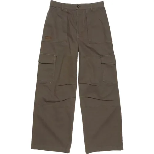 Khaki Cargo Twill Hose , Herren, Größe: M - Acne Studios - Modalova