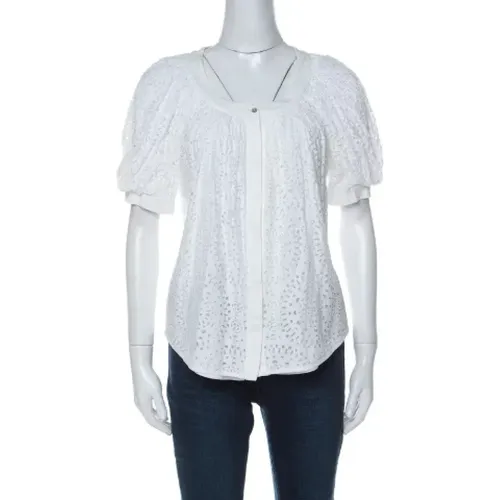 Pre-owned Shirts & Blouses, female, , Size: S Pre-owned Cotton tops - Valentino Vintage - Modalova