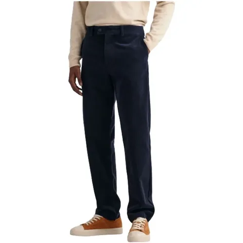 Corduroy Chino Pants , male, Sizes: W31, W40, W34 - Gant - Modalova