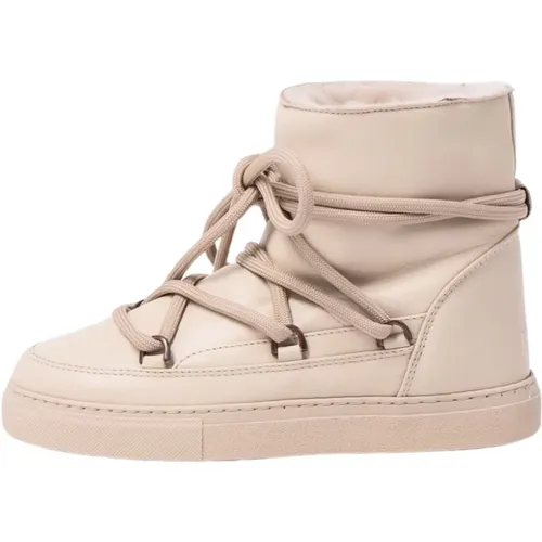 Cream Leather Sneaker - , female, Sizes: 6 UK - Inuikii - Modalova