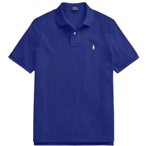 Polo Shirts, male, , Size: XL Custom Fit Short Sleeve Polo Shirt - Polo Ralph Lauren - Modalova