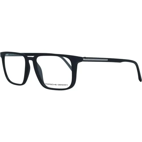 Glasses, male, , Size: ONE SIZE Square Optical Frames with Plastic Lenses - Porsche Design - Modalova