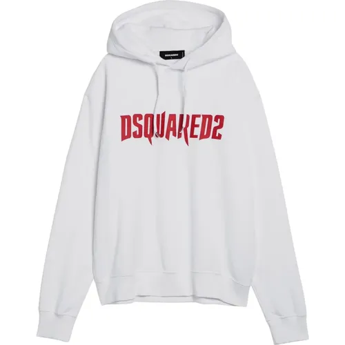 Hoodies, male, , Size: S Hooded Sweatshirt - Dsquared2 - Modalova