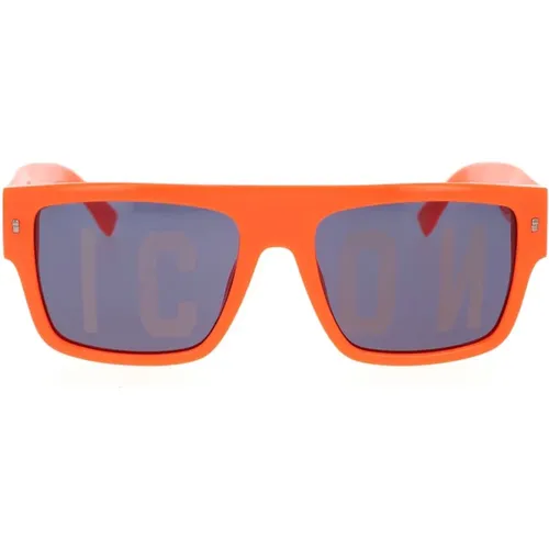Iconische Sonnenbrille mit trendigen Farben , unisex, Größe: 56 MM - Dsquared2 - Modalova