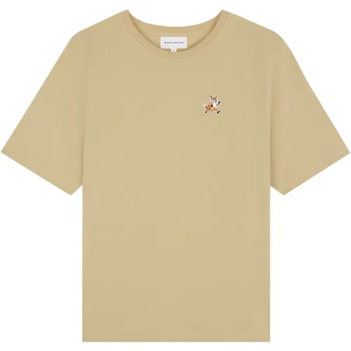 T-Shirts , Damen, Größe: L - Maison Kitsuné - Modalova