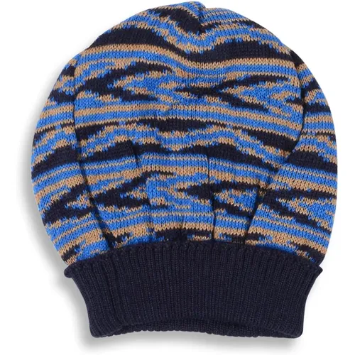 Beanies, female, , Size: ONE SIZE Wool Cotton Beanie - Missoni - Modalova