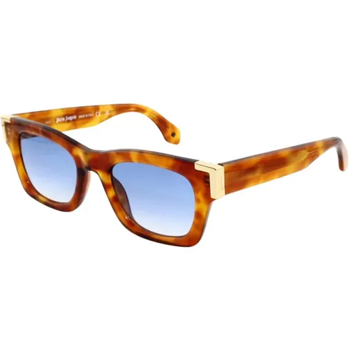 Blaue Verlaufssonnenbrille Westport Stil - Palm Angels - Modalova