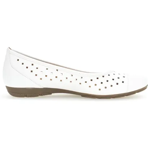 Perforated Ballerina Shoes - , female, Sizes: 6 UK, 5 UK - Gabor - Modalova