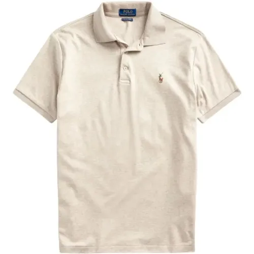 Slim Fit Kurzarm Polo Shirt , Herren, Größe: S - Polo Ralph Lauren - Modalova