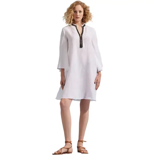 Dress , female, Sizes: XL - 120% lino - Modalova