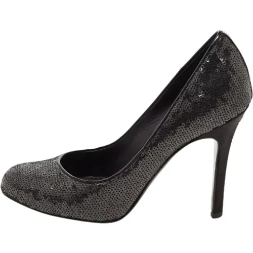 Pre-owned Fabric heels , female, Sizes: 4 1/2 UK - Chanel Vintage - Modalova
