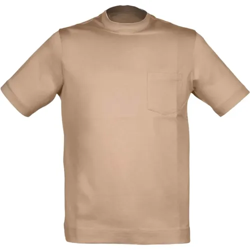 Jersey Tasche T-Shirt in Fango , Herren, Größe: L - Circolo 1901 - Modalova