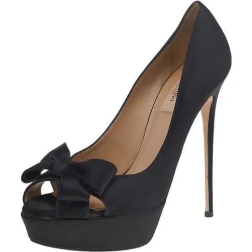 Pre-owned Satin heels , female, Sizes: 6 UK - Valentino Vintage - Modalova