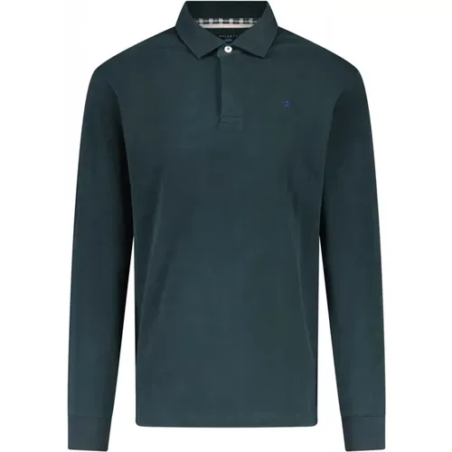 Logo Embroidered Slim-Fit Polo Shirt , male, Sizes: XL - Hackett - Modalova