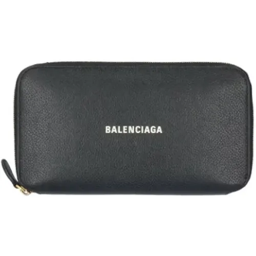 Pre-owned Wallets, female, , Size: ONE SIZE Pre-owned Leather wallets - Balenciaga Vintage - Modalova