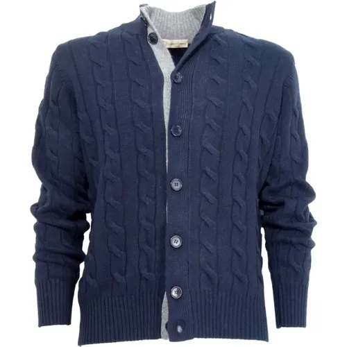 Cardigans, male, , Size: XL Cardigan - Cashmere Company - Modalova