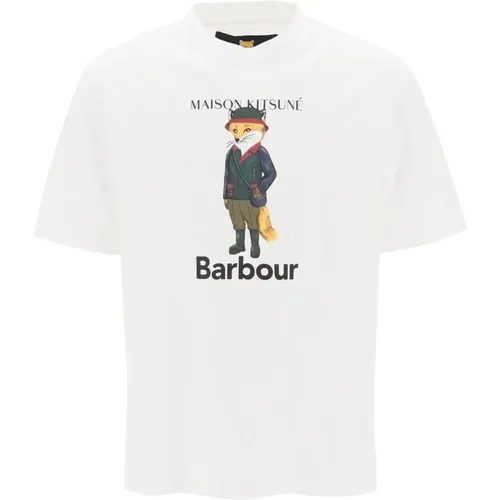 Fox Beaufort Crew Neck T-Shirt , Herren, Größe: M - Barbour - Modalova