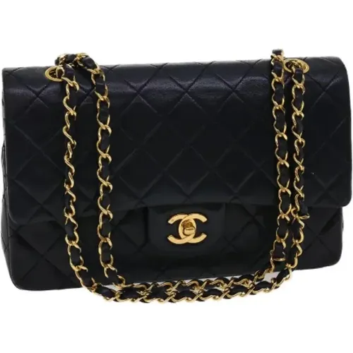 Pre-owned Shoulder Bags, female, , Size: ONE SIZE Pre-owned Leather Chanel Flap Bag - Chanel Vintage - Modalova