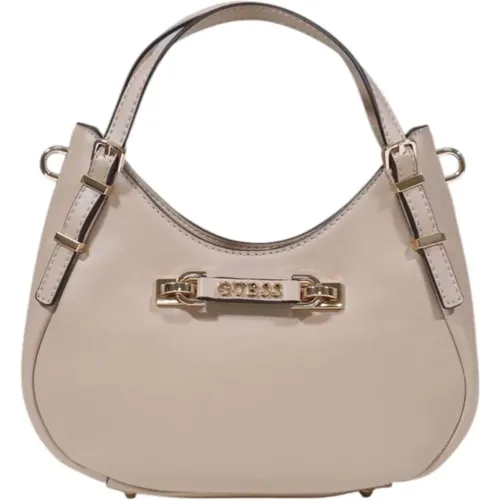 Handbags, female, , Size: ONE SIZE Handbag with Shoulder Strap and Multiple Pockets - Guess - Modalova