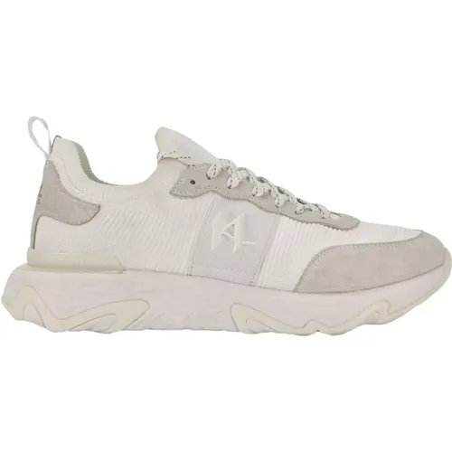 Weiße Sneakers Regular Fit , Herren, Größe: 42 EU - Karl Lagerfeld - Modalova