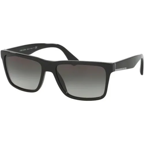 Stylish Sunglasses /Light Grey Shaded , male, Sizes: 59 MM - Prada - Modalova