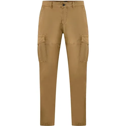 Straight Trousers, male, , Size: W29 Stretch Cargo Pants - BomBoogie - Modalova