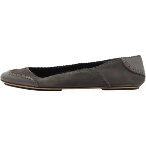 Pre-owned Flats, female, , Size: 10 US Pre-owned Leather flats - Dolce & Gabbana Pre-owned - Modalova