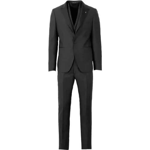 Suit Sets, male, , Size: 2XL Smoking Suit for Every Occasion - Tagliatore - Modalova