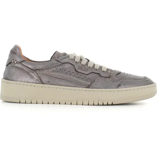 Anthracite Leather Sneakers , female, Sizes: 4 UK, 6 UK, 5 UK - Lemargo - Modalova