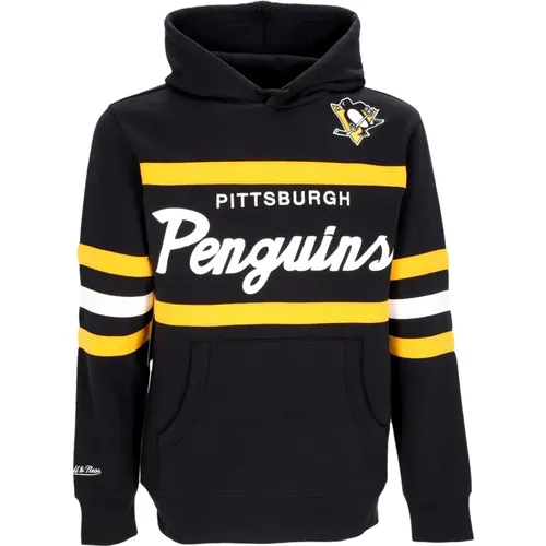 Pittsburgh Penguins Hoodie NHL Teamfarben , Herren, Größe: XL - Mitchell & Ness - Modalova